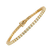 18K Yellow Gold Yellow Diamond Tennis Bracelet
